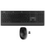 NOX Lite Duo Pack de teclado y ratón inalámbricos Negro